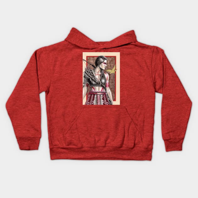 Kassandra - Inktober 2020 Kids Hoodie by Jomeeo